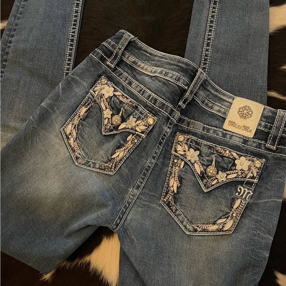 Miss Me Blue Denim Jeans size 29 skinny